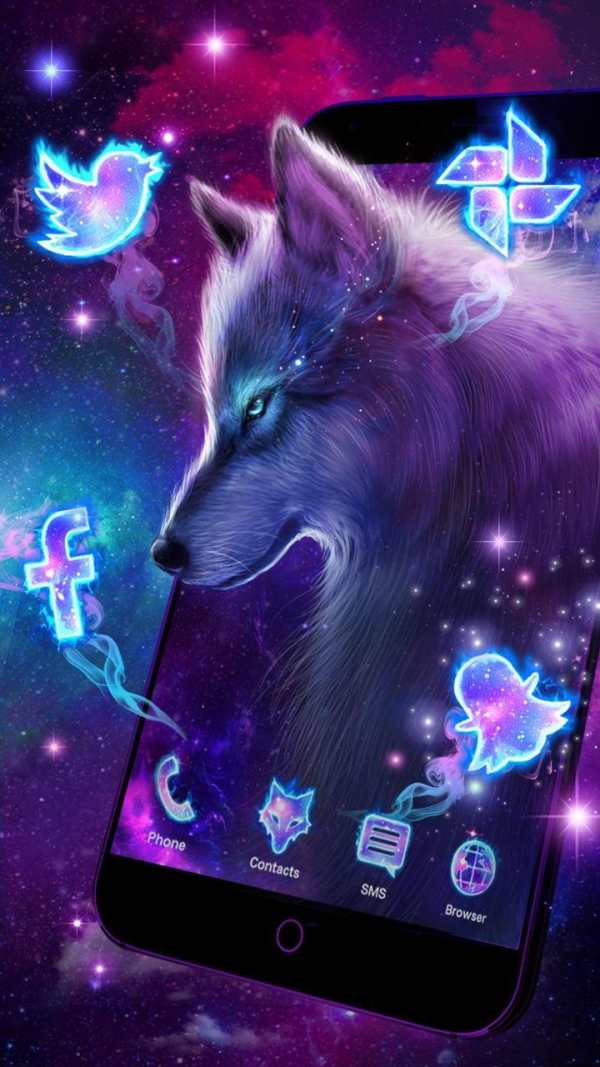 Galaxy Wolf Theme screenshot 3