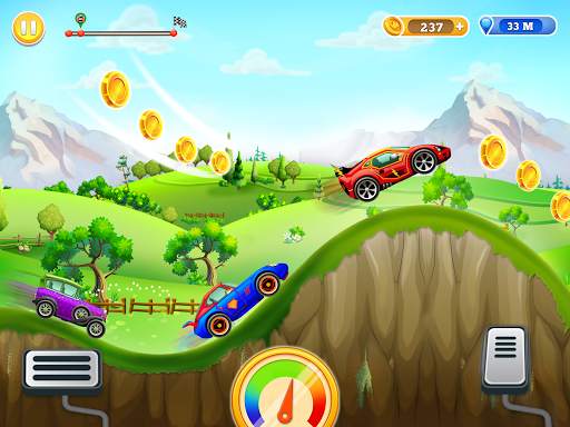 Hill Racing Car Game For Boys screenshot 1