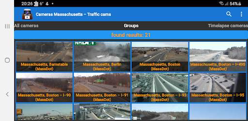 Cameras Massachusetts -Traffic screenshot 8