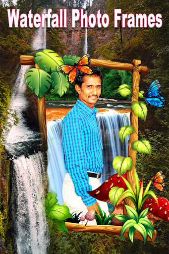 Waterfall Photo Frame : Waterfall Photo Editor 3 تصوير الشاشة