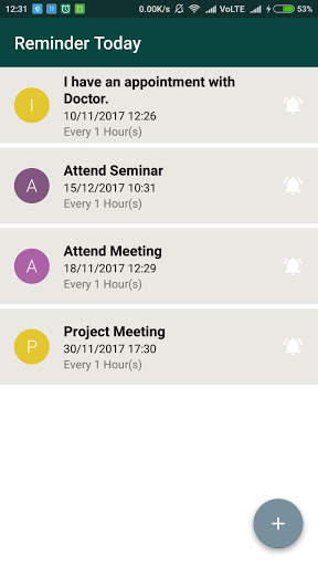 Reminder Today screenshot 1