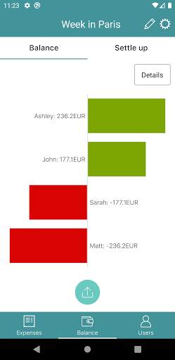 Split expenses - I owe you app (IOU). screenshot 8