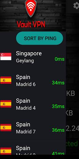 Vault VPN screenshot 2