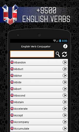 English Verb Conjugator скриншот 2