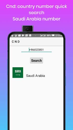 CND:country mobile number checker code With flags screenshot 1