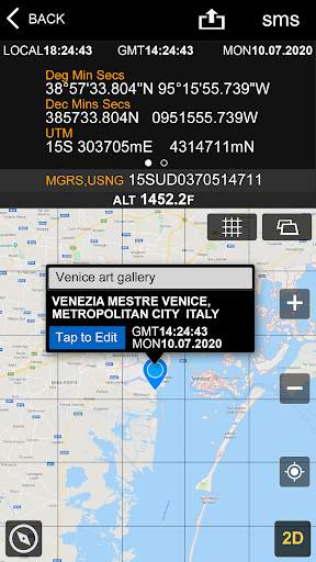 GPS Location Info, SMS Coordinates, Compass   screenshot 8
