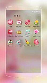 Cute Pink Bear Theme screenshot 3