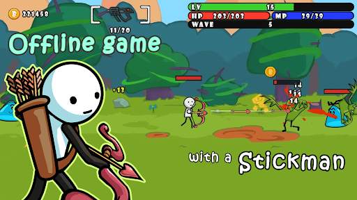 One Gun Stickman perang screenshot 3