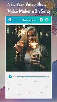 New Year Video Show - Video Maker with Song 2 تصوير الشاشة