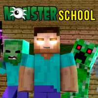 Monster school mod MCPE logo