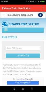 Railway Train Live Status screenshot 2