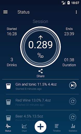 Alcord - Alcohol Tracker screenshot 1