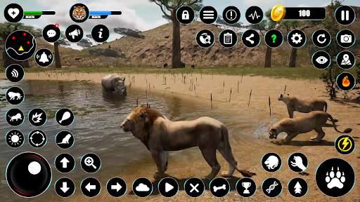 Lion Games Animal Simulator 3D screenshot 2