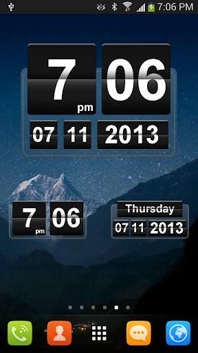 Retro Clock Widget screenshot 2