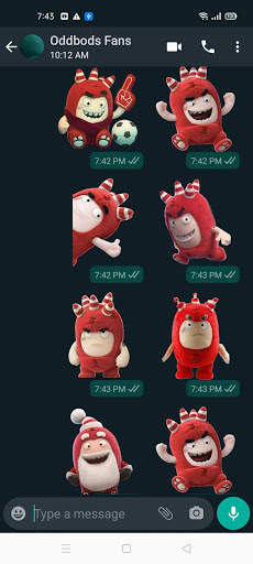 WAStickerApps - Oddbods Stickers For WhatsApp screenshot 1