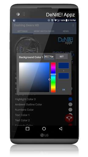 Dashing Gears HD WatchFace Widget & Live Wallpaper screenshot 5