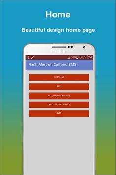 Flash Alert on Call and SMS screenshot 2