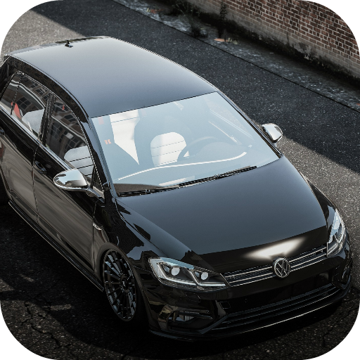 City Driving Volkswagen Golf Parking icon