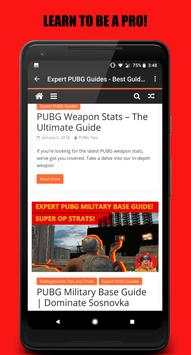 Guide For PUBG Mobile - Stats, Tips, Merch & More screenshot 7