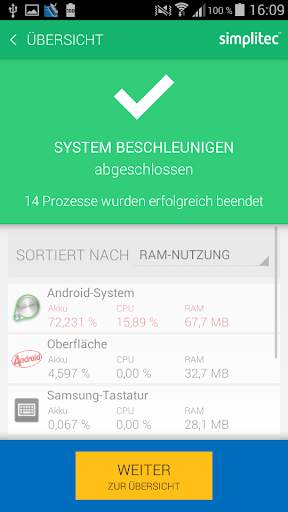 simpli Clean Mobile  - BOOSTER & CLEANER screenshot 4