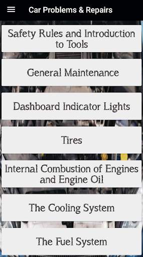 CAR PROBLEMS AND REPAIRS OFFLINE screenshot 3