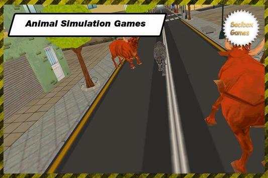 Angry Attack Bull Game 3D screenshot 3