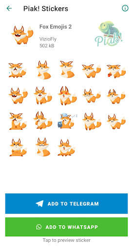 Piak! Stickers - WhatsApp & Telegram screenshot 5