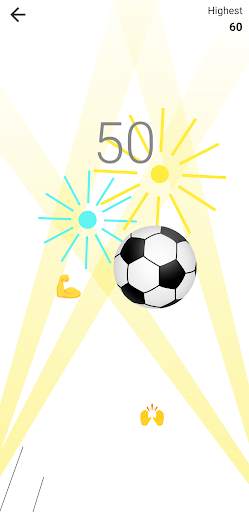 Messenger Football Soccer Game Tap Ball Juggle Tap screenshot 8
