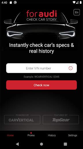 Check Car History For Audi screenshot 1