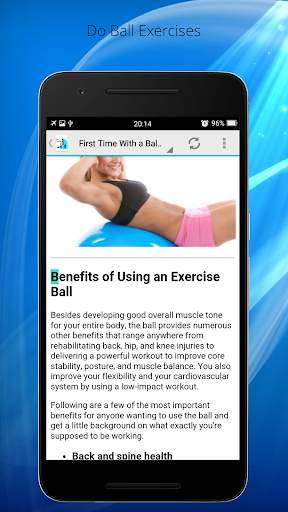 Stability Ball Exercises - Full Body Workouts screenshot 5
