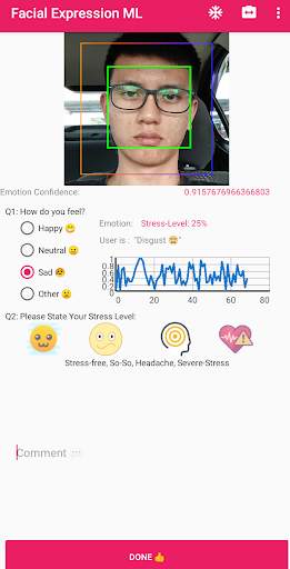 Facial Expression ML-Kit screenshot 1