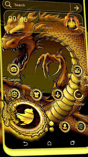 Dragon Launcher Theme screenshot 1