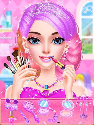 Princess Makeup: Dress, Salon, Spa Games for Girls screenshot 1