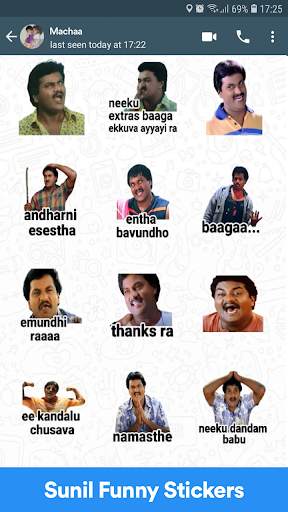 Kirrak: Telugu stickers, WA Status WAStickerApps स्क्रीनशॉट 3