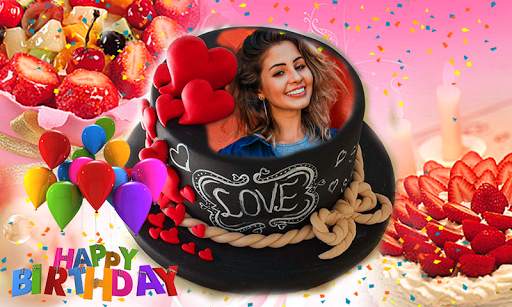 Name Photo on Birthday Cake – Happy Birthday App screenshot 1