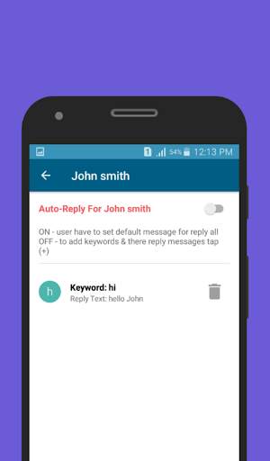 Auto-Reply for facebook स्क्रीनशॉट 4