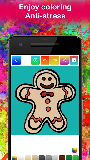 Cake Coloring Pages Game for kids 🎂 screenshot 1