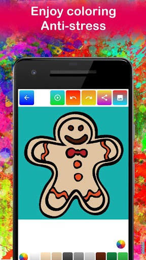 Cake Coloring Pages Game for kids 🎂 screenshot 1