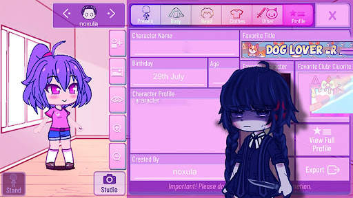 Gacha life Outfits Ideas Nox screenshot 2