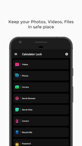 Calculator Vault : Hide Apps, Photo & Videos screenshot 2