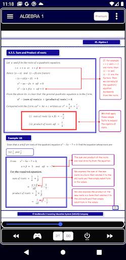 Algebra 1 Pure Math screenshot 5