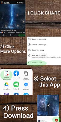 Video Download : For Facebook and Instagram screenshot 6
