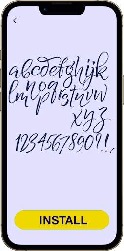 Script Fonts for FlipFont 3 تصوير الشاشة