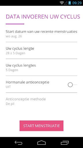 Ovu gratis cyclus volgsysteem screenshot 8