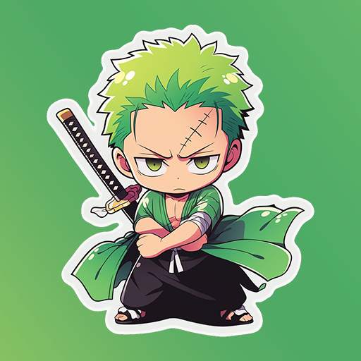 Roronoa Zoro sticker for WA 2