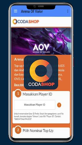 CODA SHOP App Topup Voucher Game Online screenshot 4