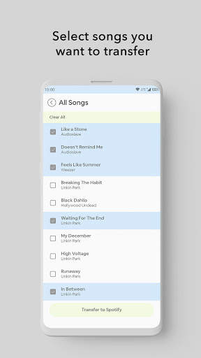 Transfer to Spotify screenshot 3