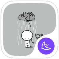 I MISS YOU theme for APUS on 9Apps