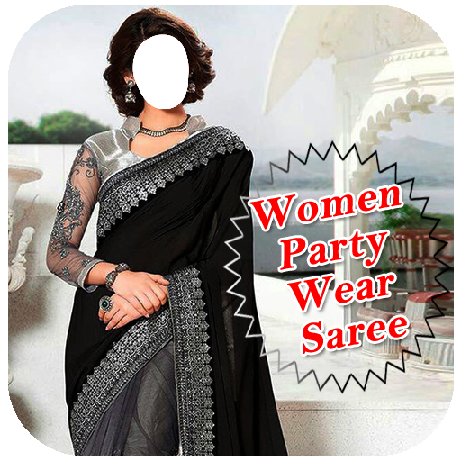 Women Party Wear Saree App Free icon