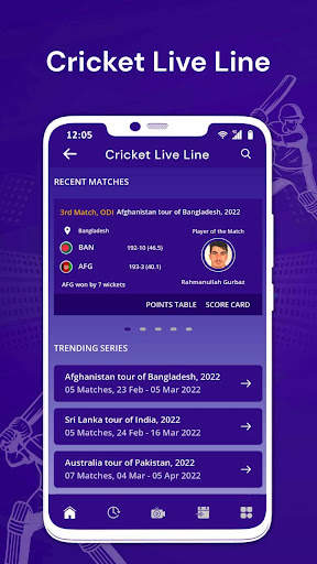 Cricket Live Line screenshot 3